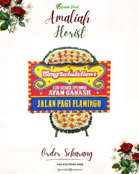 Sewa Papan Bunga Sungkai Jaya